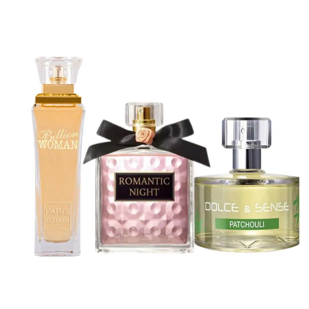 Kit 3 Perfumes Femininos (Pague 2 Leve 3)